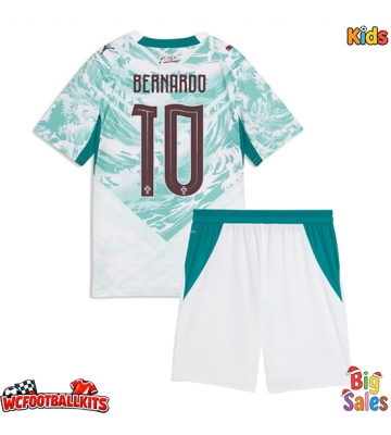 Portugal Bernardo Silva #10 Replica Away Stadium Kit for Kids World Cup 2026 Short Sleeve (+ pants)